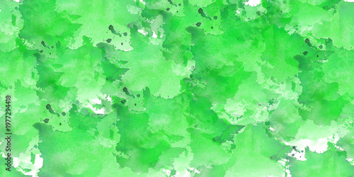 Green background texture with white spots for design and decoration