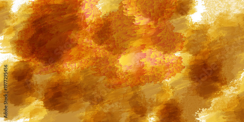 Vibrant pixel art abstract background with warm golden hues and dynamic shapes