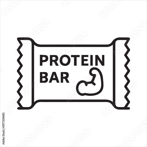 Protein Bar icon vector design illustration.