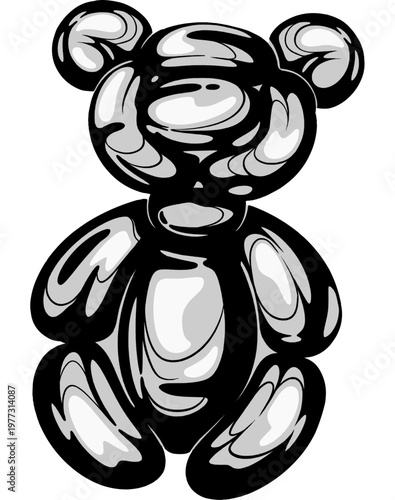 Balloon Bear Illustration