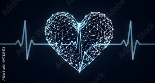 love heart, heart ecg, heart cardiogram, heartbeat line, pulse line, ecg line, ekg line, romantic heart, valentine heart, love symbol, heart icon, red heart, pink heart, glowing heart, soft heart, hea