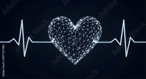 love heart, heart ecg, heart cardiogram, heartbeat line, pulse line, ecg line, ekg line, romantic heart, valentine heart, love symbol, heart icon, red heart, pink heart, glowing heart, soft heart, hea