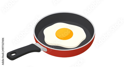 pan, frying, omelet, egg, food, cooking, kitchen, breakfast, meal, skillet, hot, oil, chef, tasty, homemade, design, illustration