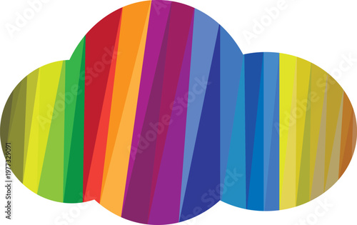 A clean and professional vector  of  cloud symbol. Represents cloud computing, data storage, networking, and weather. Ideal for tech startups, software applications, web hosting services, and corporat