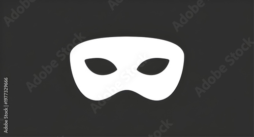 domino mask, mask icon, black mask, disguise icon, anonymous symbol, superhero mask, hidden identity, secret mask, mystery icon, minimal mask, silhouette mask, simple icon, character mask, mask design