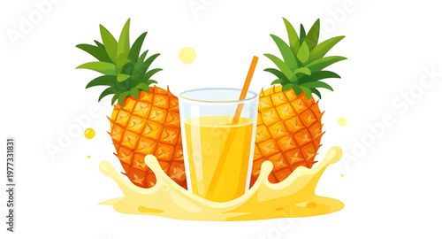 pineapple design, fruit design, tropical design, exotic design, fresh design, juicy design, juice design, splash design, liquid design, water design, drop design, droplets design, pulp design, slice d