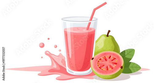 guava, guavas, fruit, tropical, exotic, fresh, juicy, juice, splash, liquid, water, drop, droplets, pulp, seeds, green, pink, white, vibrant, sweet, ripe, healthy, nutrition, organic, natural, vitamin