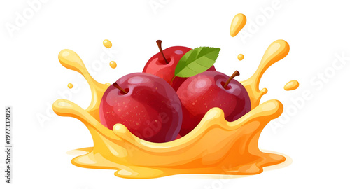 fruit, plum, ripe, juice, splash, fresh, sweet, purple, yellow, liquid, food, healthy, organic, juicy, natural, design, simple