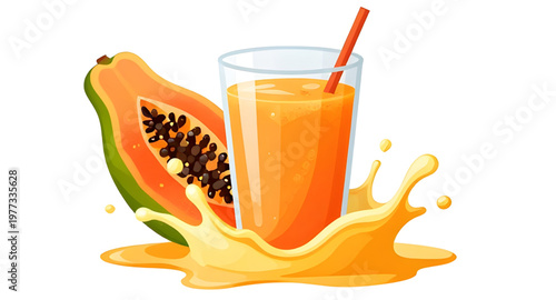 papaya, papayas, fruit, tropical, exotic, fresh, juicy, juice, splash, liquid, water, drop, droplets, pulp, seeds, orange, vibrant, sweet, ripe, healthy, nutrition, organic, natural, vitamin, antioxid