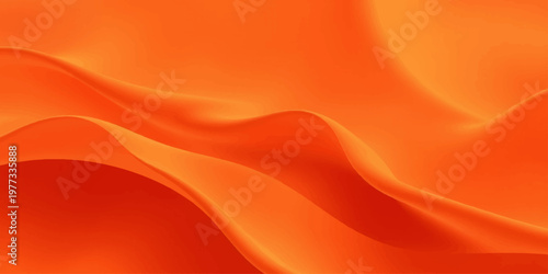 Abstract red silk and satin background with soft waves of shiny fabric texture featuring a golden light motion and flowing liquid curves for a luxury textile design wallpaper backdrop