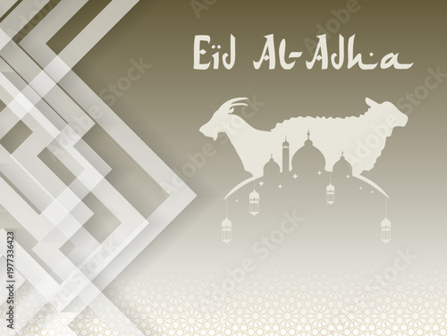 Eid al adha greeting card
