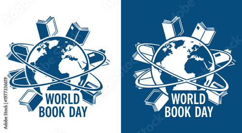 Global Education Concept with Books Orbiting the Earth