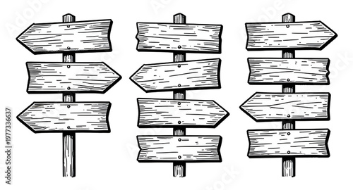 wooden sign, rustic sign, signpost arrow, direction sign, wooden board, blank panel, vintage sign, outdoor sign, path direction, guide post, navigation sign, wooden arrow, rustic board, sign design, e