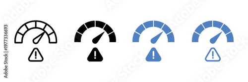 Low risk icon vector set with multiple styles including outline flat and glyph symbols for safety assessment protection indicators and minimal interface design