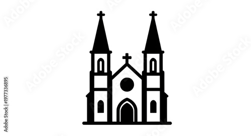 church silhouette, christian church, religious building, chapel icon, worship place, faith symbol, church tower, cross building, spiritual icon, architecture silhouette, black church, religious icon, 