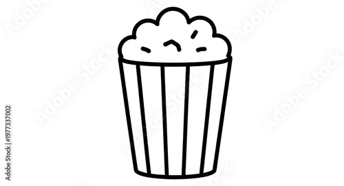 popcorn container illustration, popcorn bucket illustration, popcorn box illustration, popcorn tub illustration, popcorn cup illustration, snack container illustration, cinema snack illustration, movi