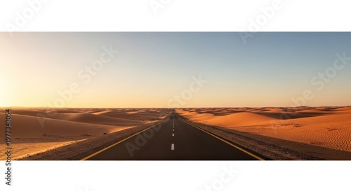 road in desert