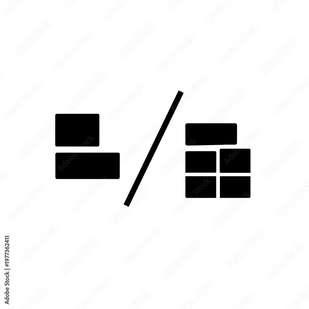 Fototapeta premium Financial Ratio Icon