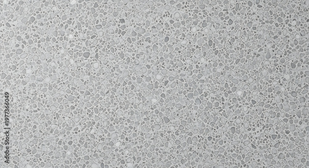 Fototapeta premium Subtle gray terrazzo pattern with fine aggregate for modern interior design and construction backgrounds