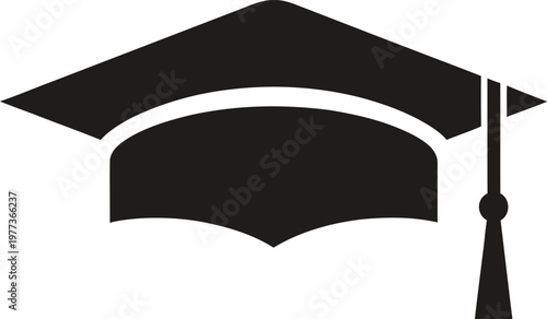 Graduation Cap Icon Academic Achievement Symbol.