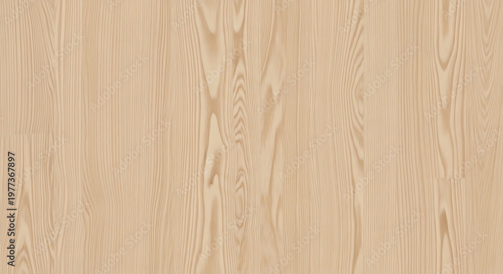 Fototapeta premium Seamless light brown wood texture background with natural grain pattern for interior design and construction projects