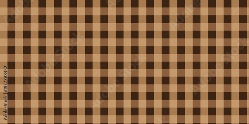 geometric seamless checkered square pattern. Fabric art overlapping stripes design. Vector plaid tablecloth textile cotton fabric or blanket design.