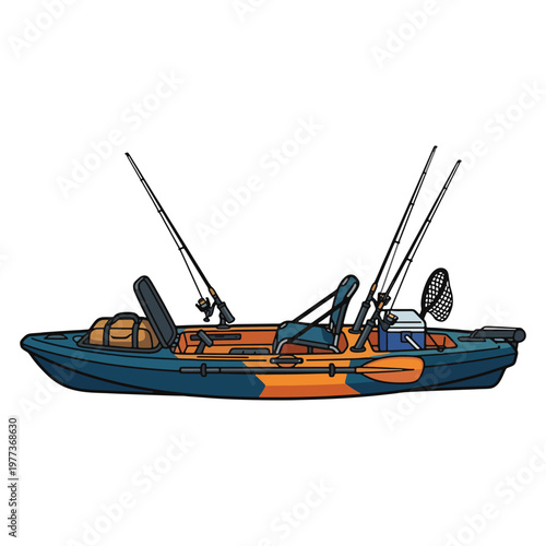 Kayaking Equipment Vector, Paddle Gear Outdoor Adventure Illustration, kayak svg