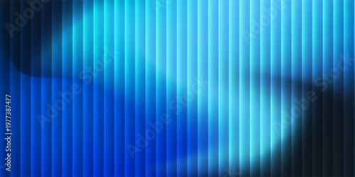 Abstract blue colour gradient with dark deep modern background. Overlay effect of stripes design. Modern wallpaper or banner medium size
