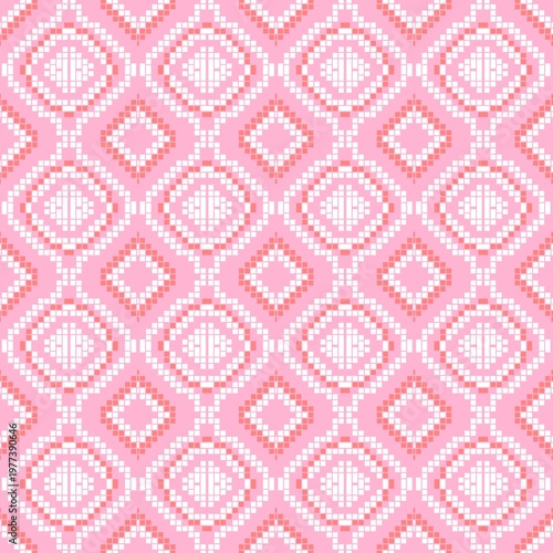 seamless knitted pattern