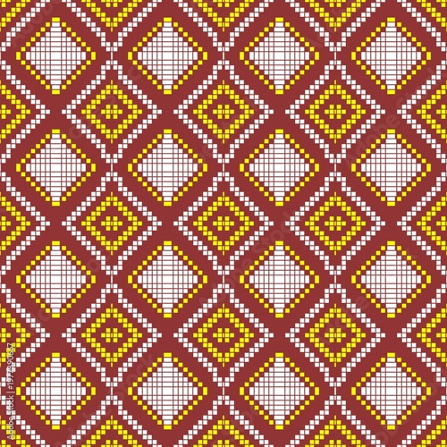seamless geometric pattern with triangles