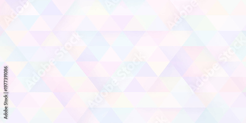 A light and airy digital backdrop of pastel triangles, suitable for a variety of purposes.