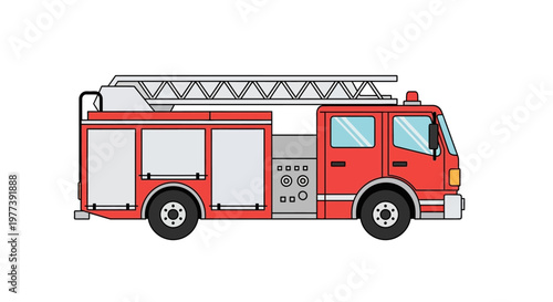 Fire Truck Emergency Vehicle.