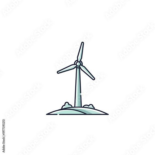 Wind turbine renewable energy generator.