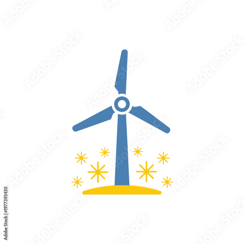 Wind turbine renewable energy power.