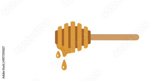 Golden Honey Dipper Tool.