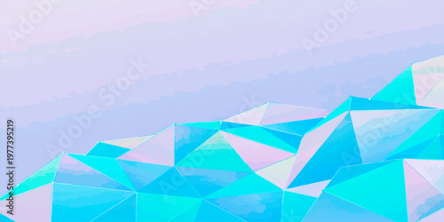 Abstract crystalline shapes that evoke the beauty of natural geometric patterns, creating a mesmerizing blend of art and nature.