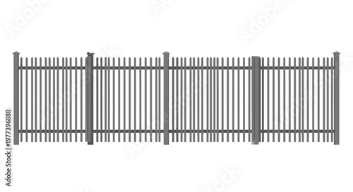 Metal Fence Gate Section.