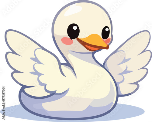 Swan Cute Illustration