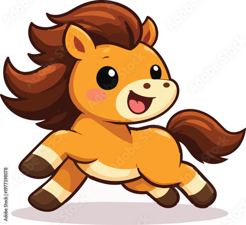 Horse Cute Illustration
