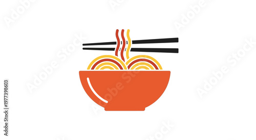 Ramen Noodle Food Bowl.