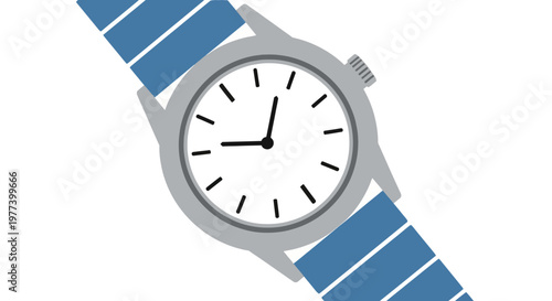 Simple Blue Watch Face.