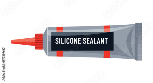 Silicone Sealant Tube.