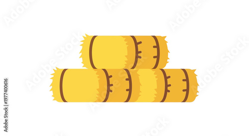 Stack of Honeycombs Illustration.