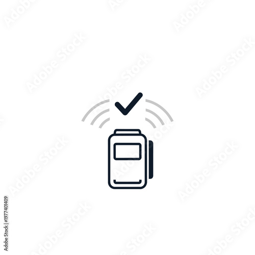 Smartphone with wireless charging enabled.