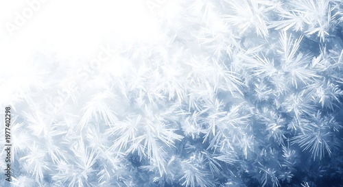 Abstract winter landscape a blizzard's embrace with icy blues and whites