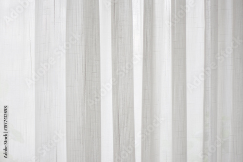 Abstract white curtain texture background