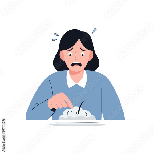 Woman Disgusted by Hair Found in Her Food.