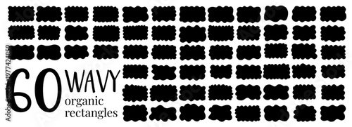 Shape wavy organic for amoeba square rectangle and doodle irregular text. Frame acid template for banner cloud triangle and design abstract form. Shape blob sun for amoeba groovy black.