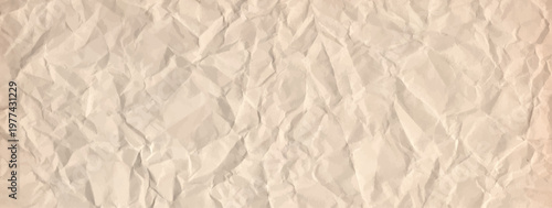 Texture carton old and craft paper vintage with crumpled nude beige background. Brown grunge blank and wrinkle archive letter with parchment rip notebook bg. Rustic teture isolated and distressed.