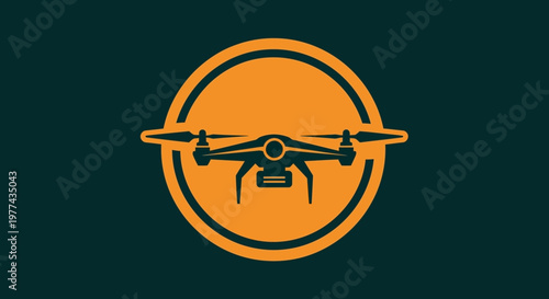 Modern Drone Emblem Design